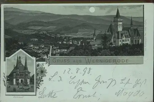 wx47674 Wernigerode Harz  Kategorie. Wernigerode Alte Ansichtskarten