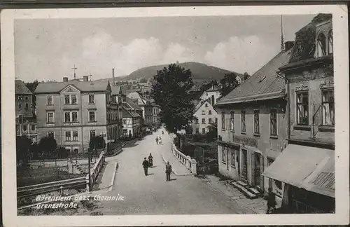 wx47702 Baerenstein Annaberg-Buchholz Grenzstrasse Kategorie. Baerenstein Alte Ansichtskarten