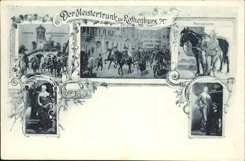 Rothenburg Tauber Meistertrunk Pferd