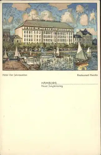 Hamburg Jungfernstieg Hotel vier Jahreszeiten 