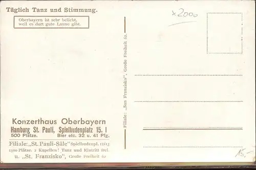 Hamburg Konzerthaus Oberbayern