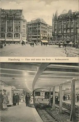 Hamburg ueber und unter der Erde
Rathausmarkt