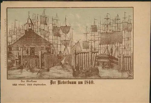 Hamburg Niederbaum um 1840
Blockhaus