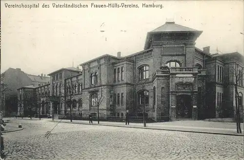 Hamburg Vereinshospital des Vaterlaendischen Frauen-Huels-Verein Hamburg