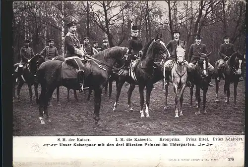 Berlin Tiergarten
Kaiserlihe Familie