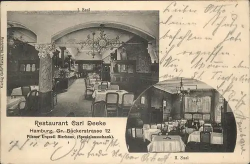 Hamburg Restaurant Carl Deeke