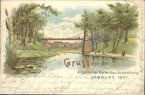 Hamburg Allg. Gartenbau-Ausstellung Hamburg 1897