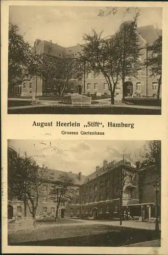 Hamburg August Heerlein Stift Gartenhaus