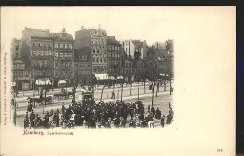 Hamburg Spielbudenplatz Pferdekutschen