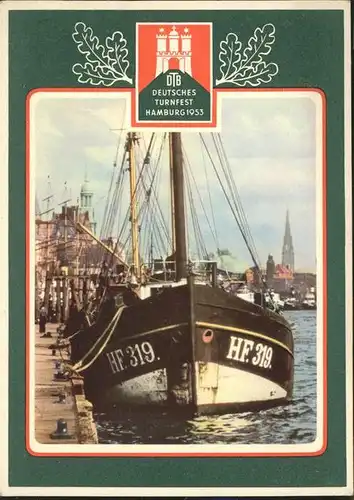 Hamburg Deutsches Turnfest Schiff HF 319