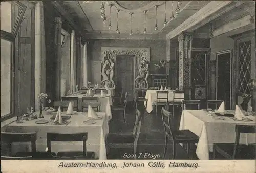 Hamburg Austern Handlung Johann Coelln