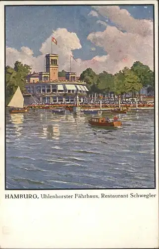 Hamburg Uhlenhorster Faehrhaus Restaurant Schwegler 