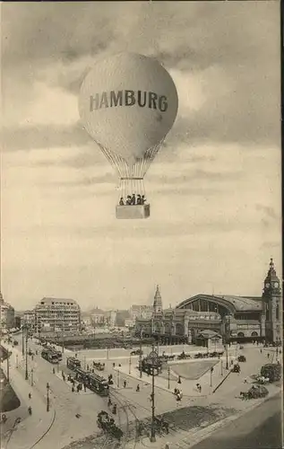Hamburg Heissluftballon Strassenbahn