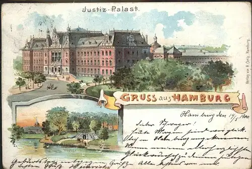 Hamburg Justiz-Palast