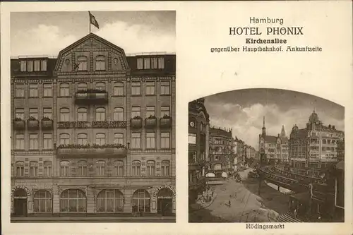 Hamburg Hotel Phoenix Kirchenallee Roedingsmarkt