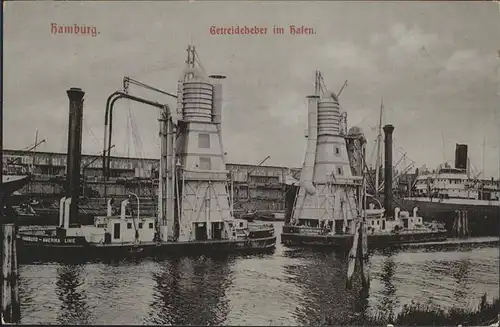 Hamburg Getreideheber Hafen