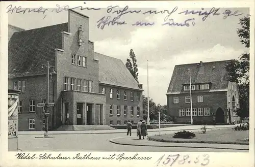 Berlin Wedel Schulau Rathaus Sparkasse