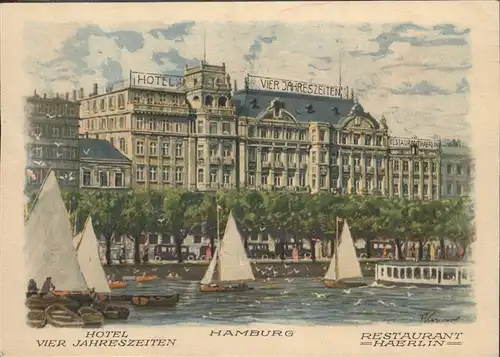 Hamburg Restaurant Haerlin Hotel vier Jahreszeiten Schiff