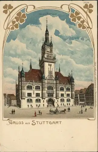 Stuttgart Rathaus  Kutsche