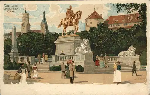 Stuttgart Kaiser Wilhelm Denkmal 