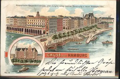 Hamburg Hamburgerhof Schiff
