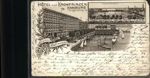 Hamburg Hotel Zum Kronprinzen Schiff 