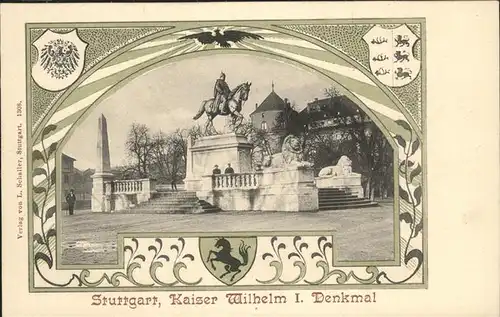 Stuttgart Kaiser Wilhelm Denkmal 