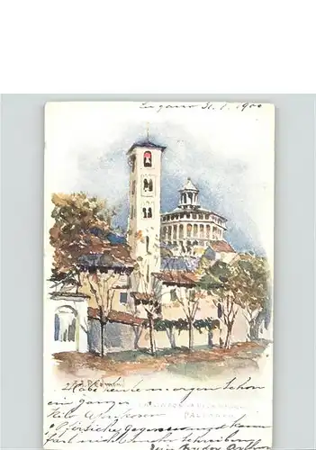 Lugano Kirche
Aquarell