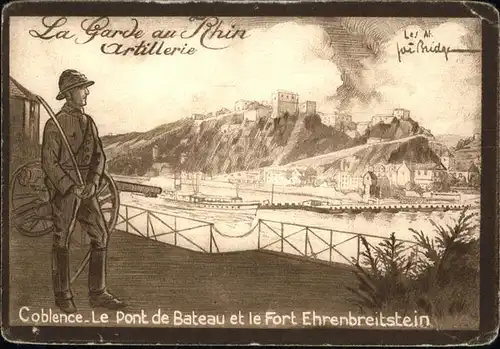 Koblenz Pont de Bateau 
Fort Ehrenbreitstein