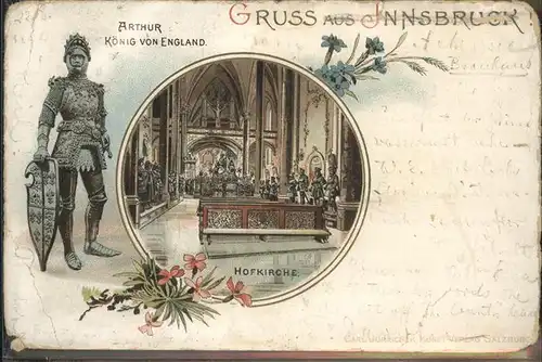 Innsbruck Arthur Koenig von England Hofkirche