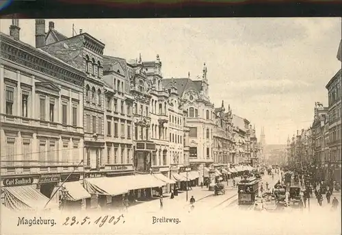 Magdeburg Breiteweg 1905