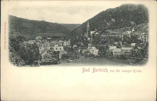 Bad Bertrich evangelische Kirche Reliefkarte