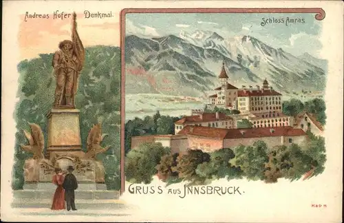 Innsbruck Andreas Hofer Denkmal Kat. Innsbruck