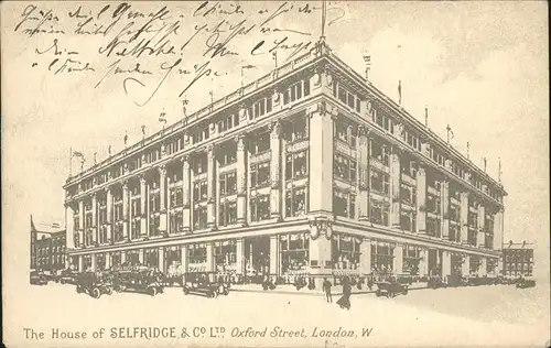 London House of Selfridge Kat. City of London