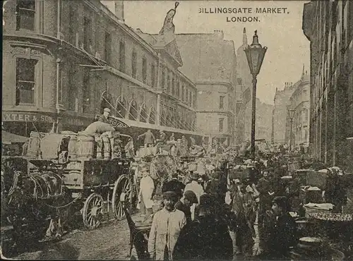London Billingsgate Market Kat. City of London