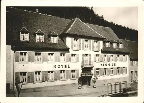 Triberg Hotel Kimmich Kat. Triberg im Schwarzwald