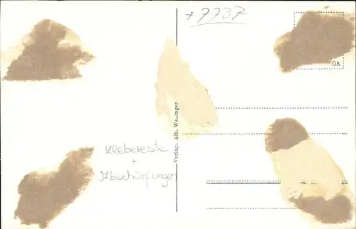 Bad Duerrheim Hotel Krone
Villa Waldklinik
Stempel auf AK "ausgeschieden" Kat. Bad Duerrheim