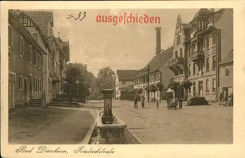 Bad Duerrheim Friedrichstrasse Kat. Bad Duerrheim