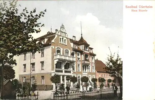 Bad Duerrheim Haus Baeuerle Kat. Bad Duerrheim