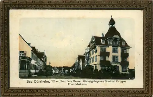 Bad Duerrheim Friedrichstrasse Kat. Bad Duerrheim