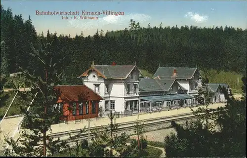 Villingen-Schwenningen Bahnhofswirtschaft Kirnach-Villingen / Villingen-Schwenningen /Schwarzwald-Baar-Kreis LKR