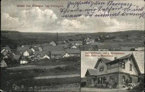 Villingen-Schwenningen Klengen
GGeschaeftshaus J. Weissmann / Villingen-Schwenningen /Schwarzwald-Baar-Kreis LKR