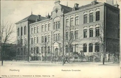 Hamburg Realschule Eimsbuettel Kat. Hamburg