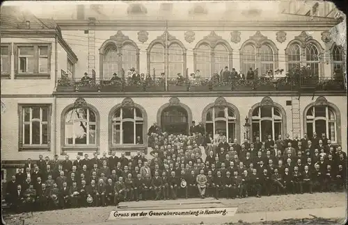 Hamburg Generalversammlung Kat. Hamburg