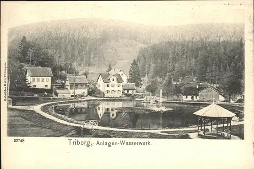 Triberg Anlagen-Wasserwerk Kat. Triberg im Schwarzwald