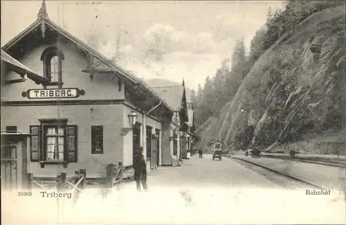 Triberg Bahnhof Kat. Triberg im Schwarzwald