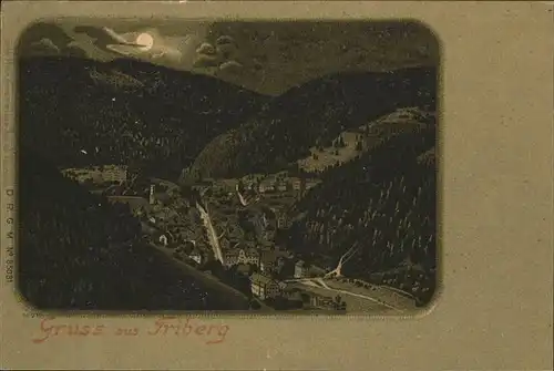 Triberg Totalansicht Kat. Triberg im Schwarzwald