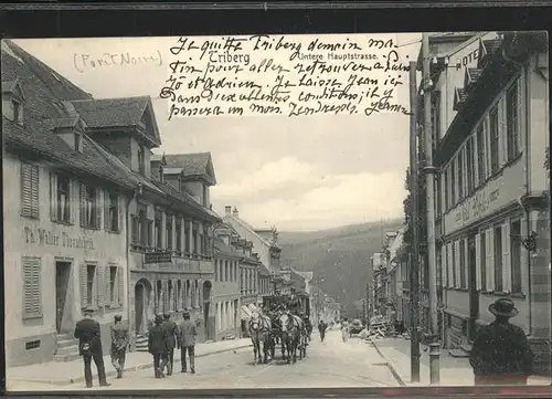 Triberg Teilansicht Kat. Triberg im Schwarzwald