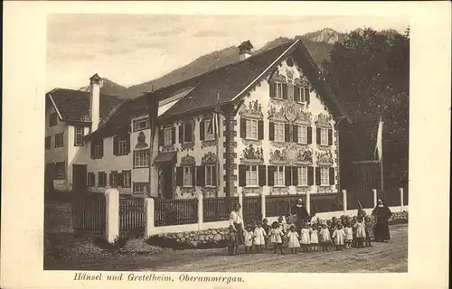 Oberammergau Haensel- und Gretelheim Kat. Oberammergau