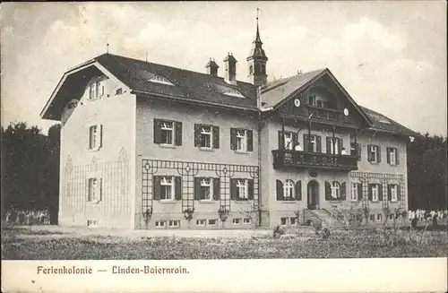 Lindenberg Allgaeu Ferienkolonie Linden-Baiernrain Kat. Lindenberg i.Allgaeu